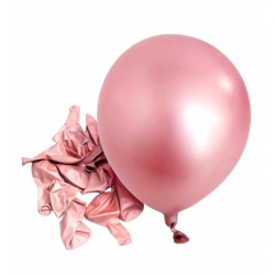 Balony dekoracja urodziny wesele różowy złoty 50x